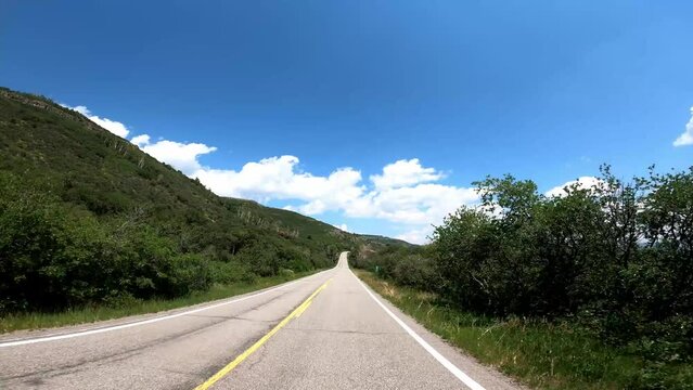 Colorado Driving 207 Crystal Creek Trailhead Hermits Rest Vista