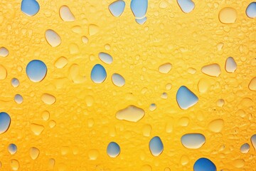Fototapeta na wymiar gold foil with water droplets detail