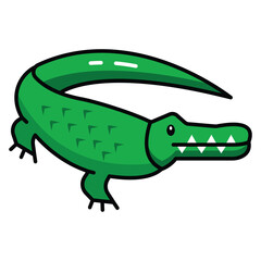  Stealthy reptiles, lurking in the waters with powerful jaws and a prehistoric demeanor.