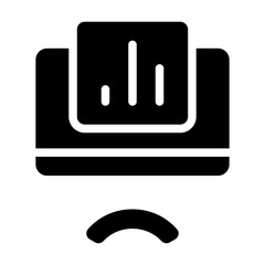 analytic glyph icon