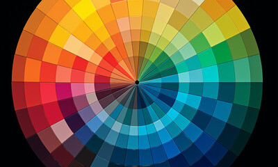 Obraz premium background abstract colorful. illustration AI Generation_38