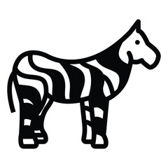  Striped equids, creating a striking contrast against the African grasslands.