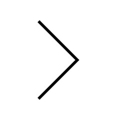 right arrow solid glyph icon