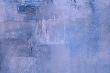 Abstract blue painted canvas background