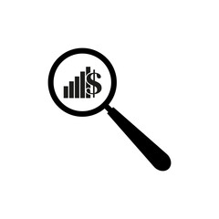 Data Analysis icon. Vector illustration. EPS 10.