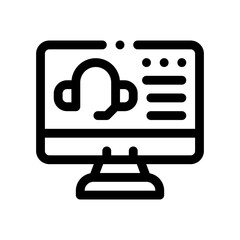 customer service line icon