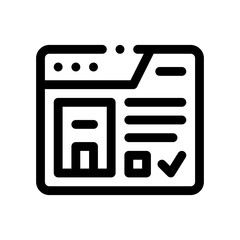 online booking line icon