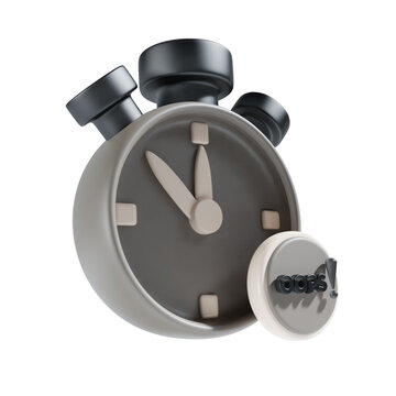 time out 3d icon