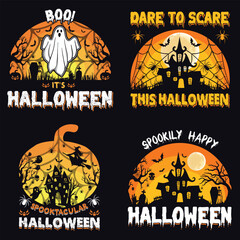 Halloween T shirt Design And Vector Graphics