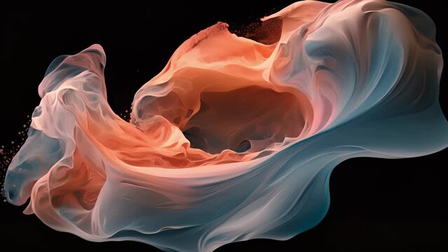 A unique portrayal of the amniotic fluid, incorporating marine imagery to illustrate the comforting and safe environment of the womb.