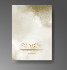 Cards with watercolor background. Design for your cover, date, postcard, banner, logo.