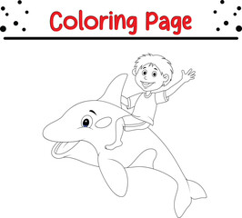 Coloring pages kid hobbies 