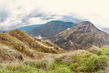 Krajobraz górski wyspy Sri Lanka