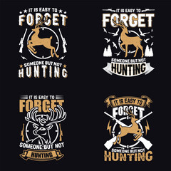 Deer Hunting T-shirt Design And Vector Graphic.