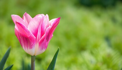 Fototapeta premium Tulip flower in the garden