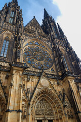 Fototapeta premium St. Vitus Cathedral in Prague, Czech Republic