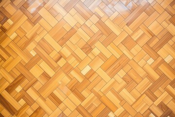 detailed view of unpolished walnut parquet