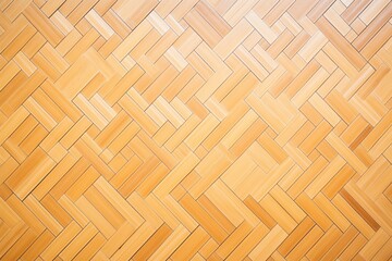 straight-line arrangement of bamboo parquet