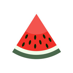 Watermelon icon vector. Fruits illustration sign. Vitamins symbol. Vegetarian logo. Food mark.