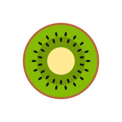Kiwi icon vector. Fruits illustration sign. Vitamins symbol. Vegetarian logo. Food mark.