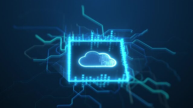 Digital cloud computing with flowing data