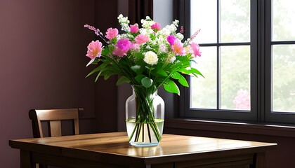 flowers in vase