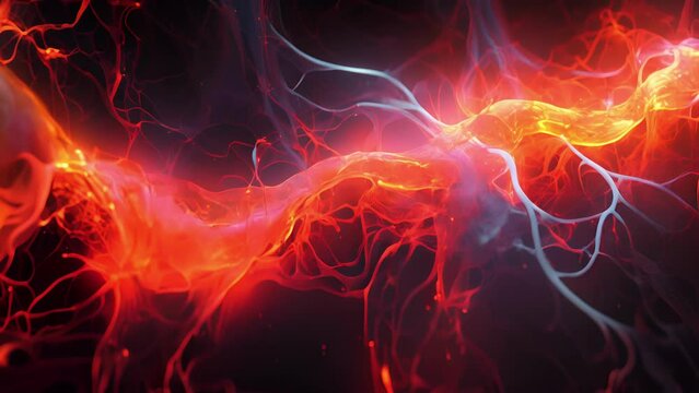 A breathtaking of how the vascular system matures, reminiscent of a stunning network of everexpanding rivers and streams.