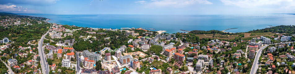 Aerial view of resort St. St. Konstantin and Elena, Varna, Bulgaria - obrazy, fototapety, plakaty