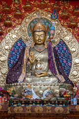 Fototapeta na wymiar Padmasambhava Guru Rimponche, Thangkas, Buddhist Art, Tibetan Buddhism
