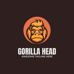 Gorilla Mascot Logo Design