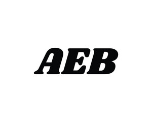 AEB LOGO DESIGN VECTOR TEMPLATE