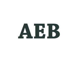 AEB LOGO DESIGN VECTOR TEMPLATE