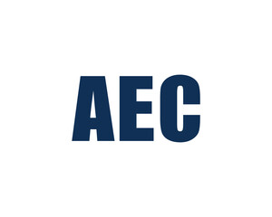 AEC LOGO DESIGN VECTOR TEMPLATE