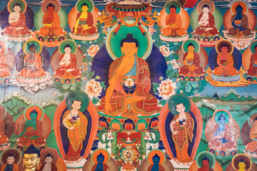 Shakyamuni Buddha, Thangki, Buddhist Art, Tibetan Buddhism