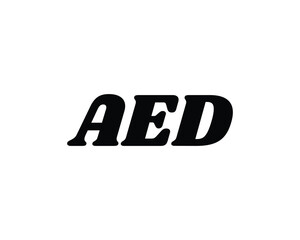AED LOGO DESIGN VECTOR TEMPLATE