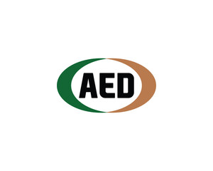 AED LOGO DESIGN VECTOR TEMPLATE