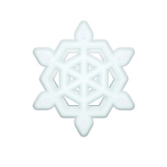 3d snow icon