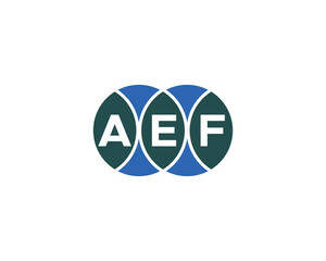 AEF LOGO DESIGN VECTOR TEMPLATE
