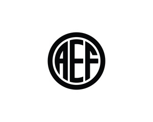 AEF LOGO DESIGN VECTOR TEMPLATE