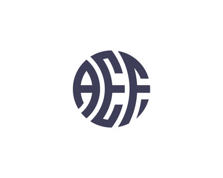 AEF LOGO DESIGN VECTOR TEMPLATE