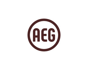 AEG LOGO DESIGN VECTOR TEMPLATE