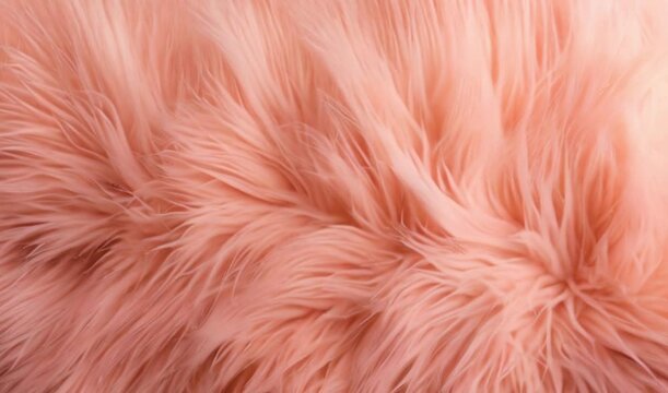 fluffy texture of peach color background