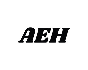 AEH LOGO DESIGN VECTOR TEMPLATE