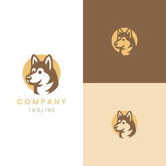 Carving Branded Identity Characterful and Cheerful Dog Logo