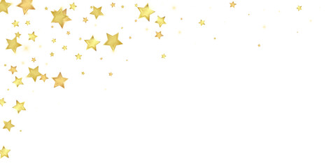 Magic stars vector overlay.  Gold stars scattered