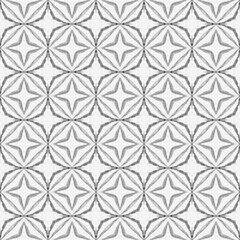 Fototapeta premium Medallion seamless pattern. Black and white