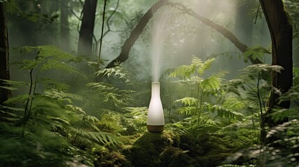 Natural air humidifiers in the room make it cool and comfortable