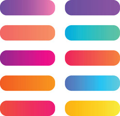 Obraz premium Gradient color palette