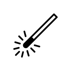 Toilet Brush solid glyph icon