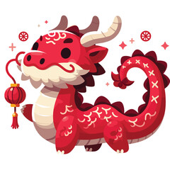 Welcome the Chinese New Year with our 2024 Dragon Icon! This charming design features a stylized dragon, a symbol of power, strength, and good luck in Chinese culture.